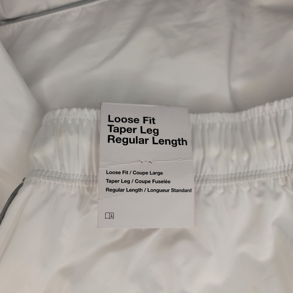 Nike Men's Sportswear Air Woven Pants White Medium Loose Fit NWT - Picture 14 of 16